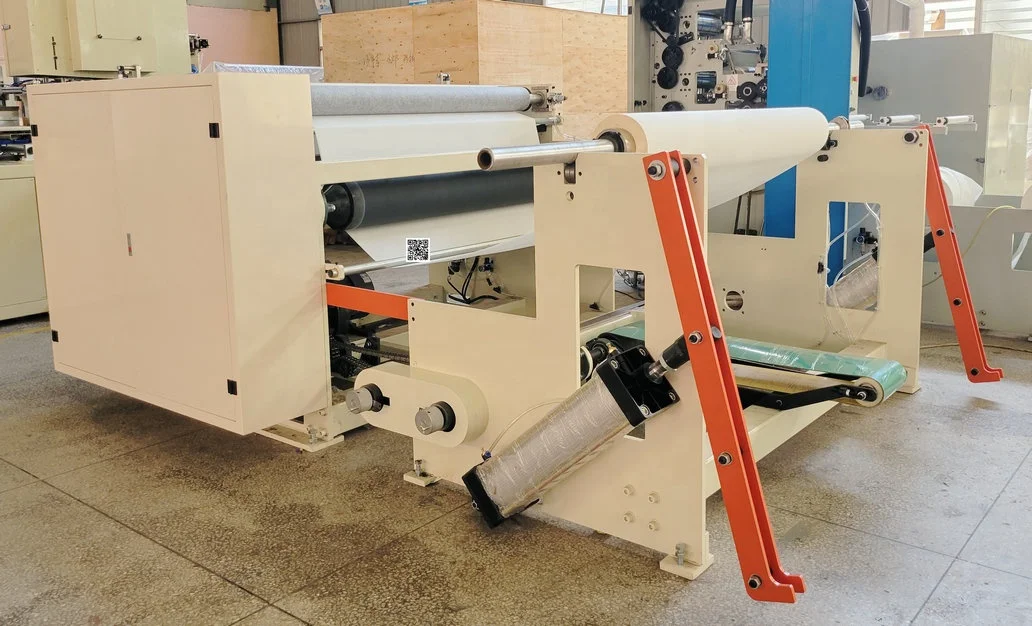 Semi automatic Maxi roll toilet tissue paper machine