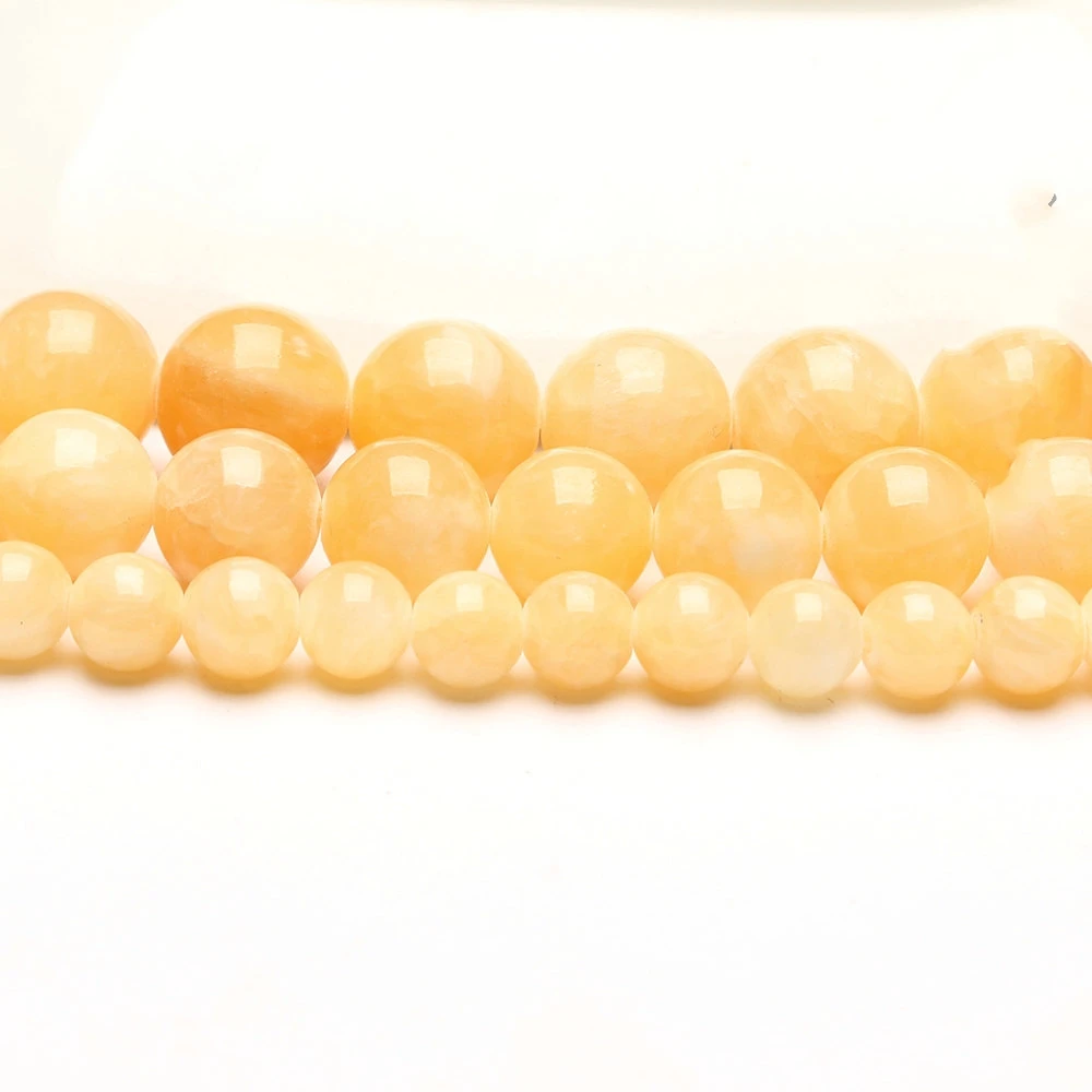 12mm Natural Jade Stone Polished Loose Round Matte Faceted Beads Yellow Jade for DIY Jewelry Making