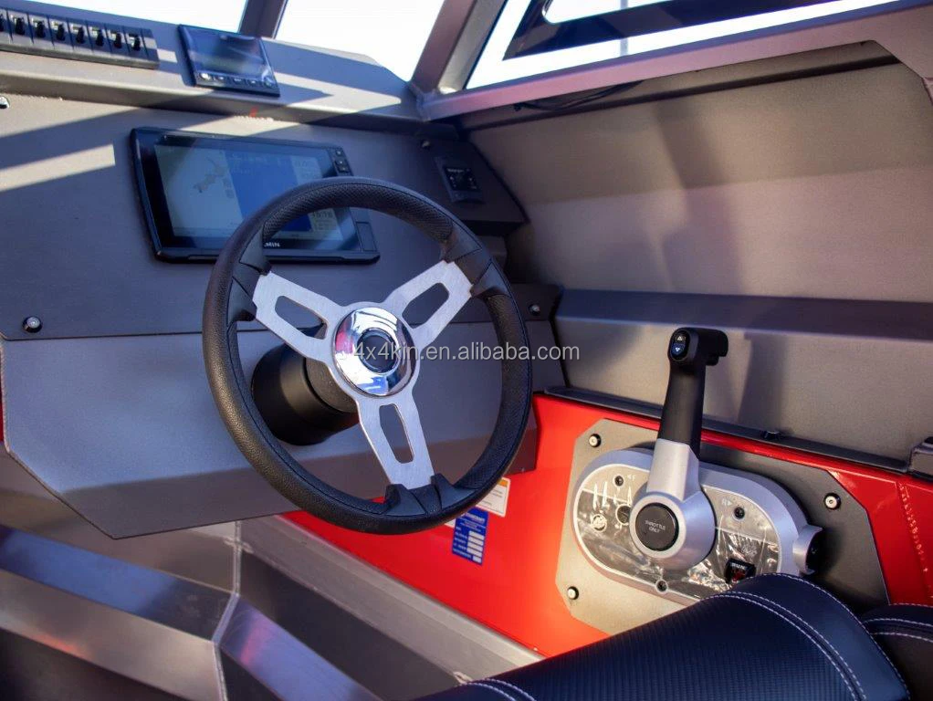 2023 Kinocean 6.3m Aluminum Cabin Cruiser Boat Hard Top Deep-V Cabin Fishing Boat With Motor For Sale