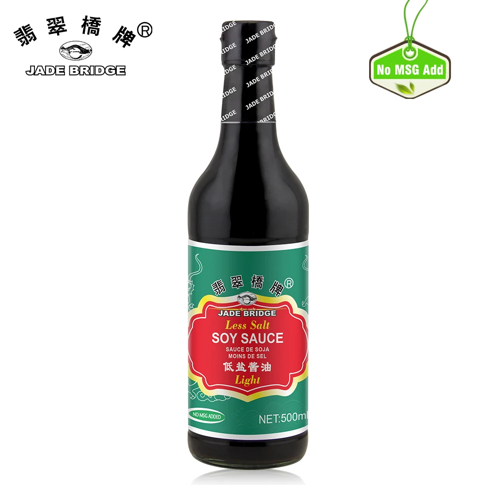 1L Cooking Ingredients Less Salt Healthy Msg Free Light Soy Sauce