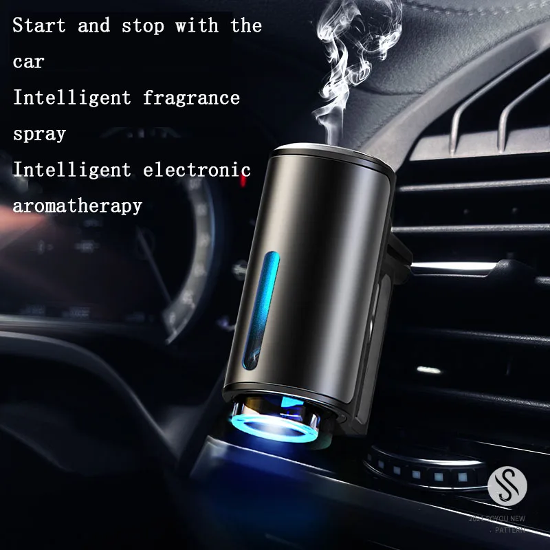 Wholesale Luxury Scented Fragrance Oil Diffuser For Car Aroma Diffuser With Led Light Diffuser Luxury Scenting
