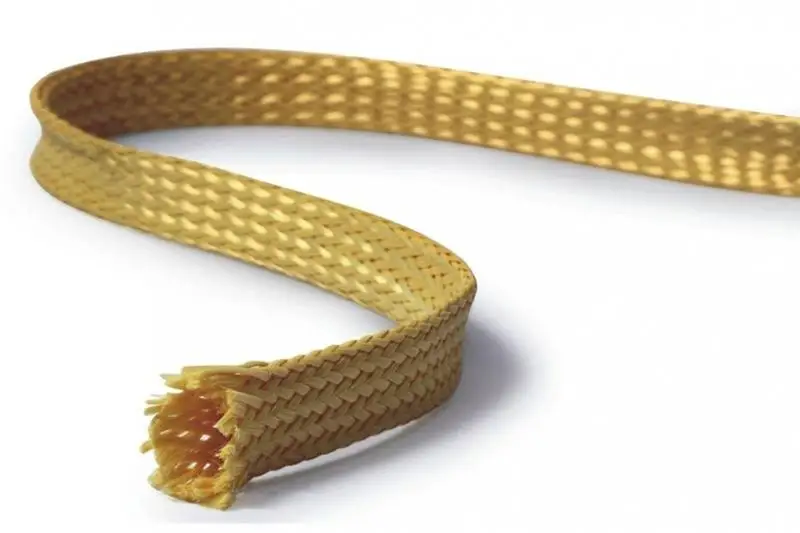 Ke vlar  Braided sleeving,Aramid fiber braided sleeving