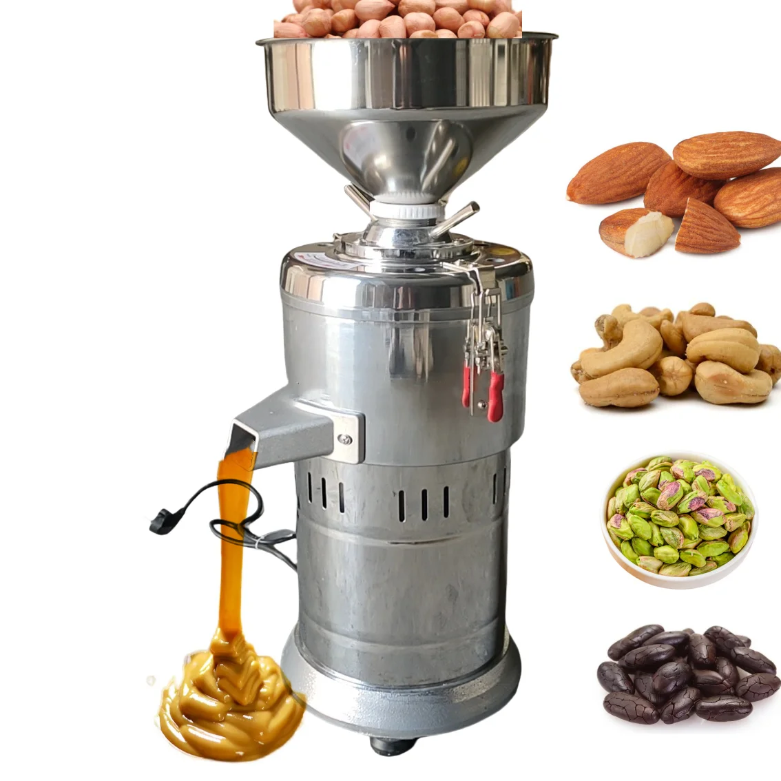 Factory Supplier Mini Nut  butter processing machine small  cashew tahini peanut butter machine