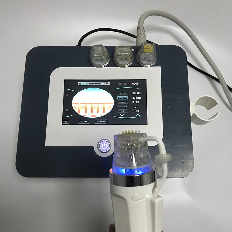 
rf skin tightening machine anti wrinkle face lifting device /high quality gold fractional rf microneedling machine 