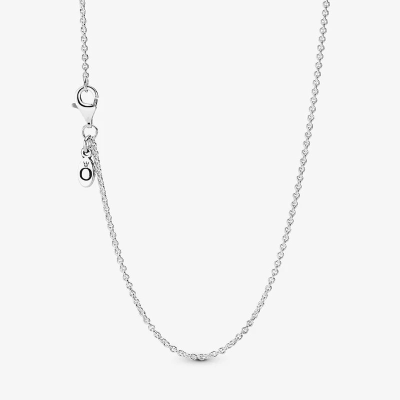 
925 sterling silver Classic base chain for DIY charm necklaces 