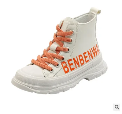 Осень 2020, детская спортивная обувь средней высоты для отдыха для мальчиков и девочек, детская спортивная обувь с мягкой подошвой