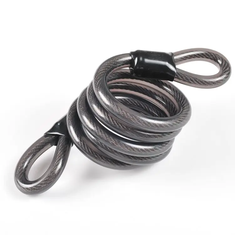 YH1408  Steel cable rope chain bicycle  lock Bike wire lock  for motorbike