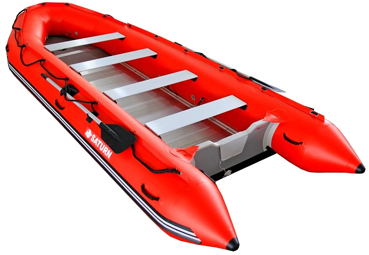 Electric and Manual Aluminum Bottom PVC Boat for Water Sports