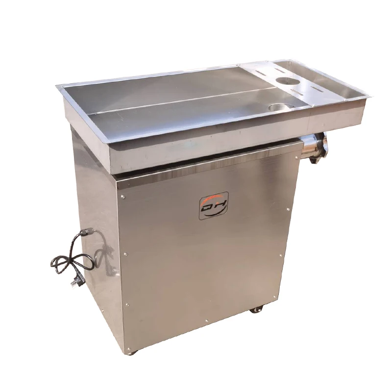 Stainless Steel Automatic Copper Motor Meat Grinder 32# Meat Processing Machine 2200W High Power Stainless Steel Meat Grinder