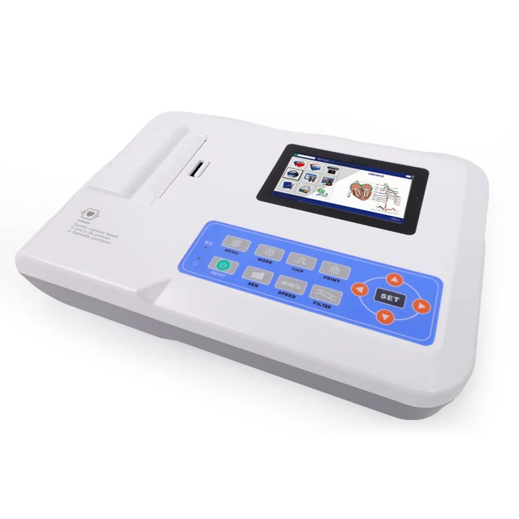 CONTEC ECG300G portable digital 12 lead ecg monitor cardiotocography machine ecg ekg