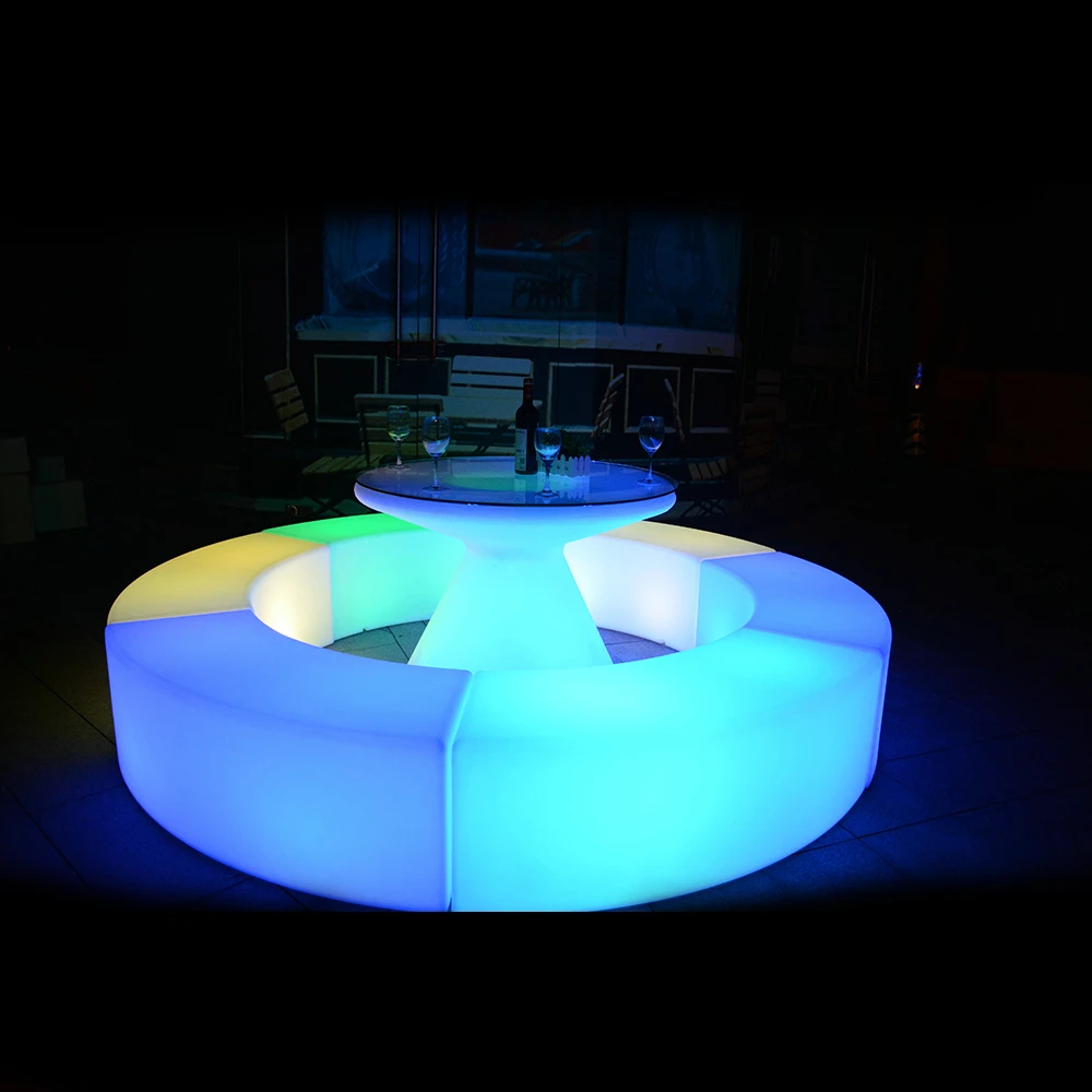 Glow Furniture 60cm LED Cube Chair Light Up Furniture Glow In The Dark Furniture Cube Seat Contour Cube