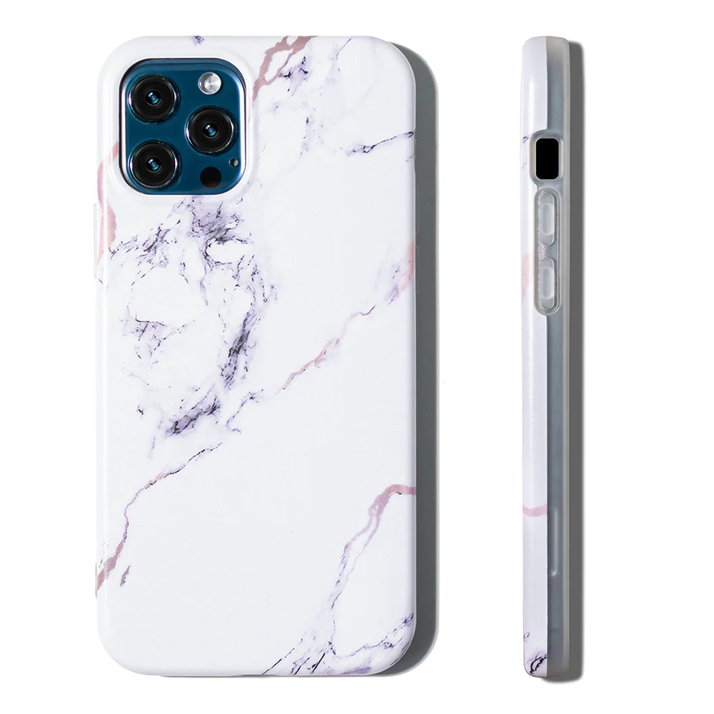 Custom IMD Printing Design Smartphone Case with Phone Holder Marble Phone Case for Iphone 14 13 12 Pro Max