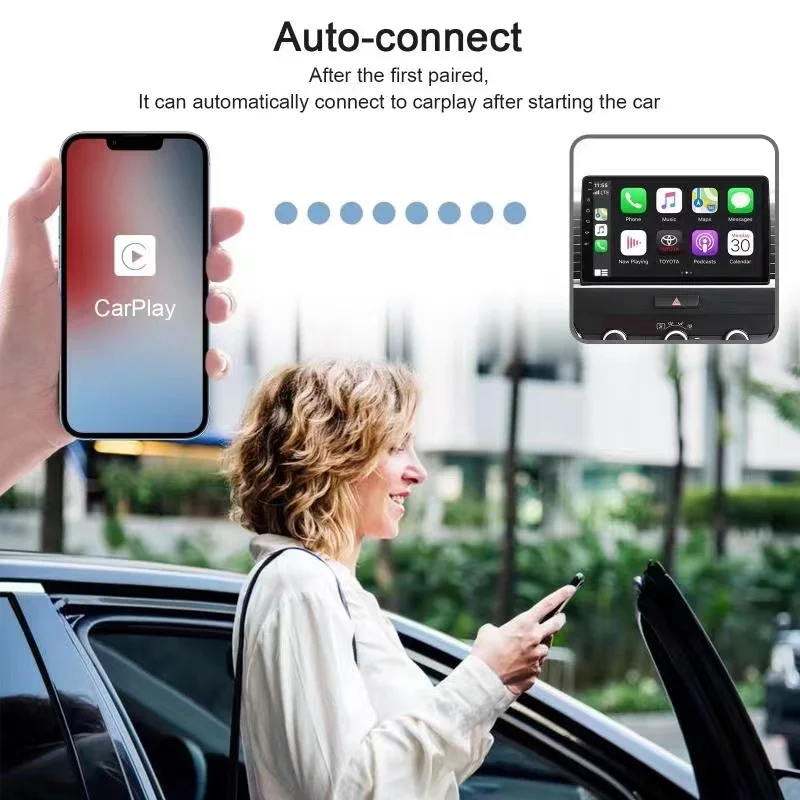 High Quality Portable Wireless Carplay Dongle for iPhones Wireless Carplay AI Box