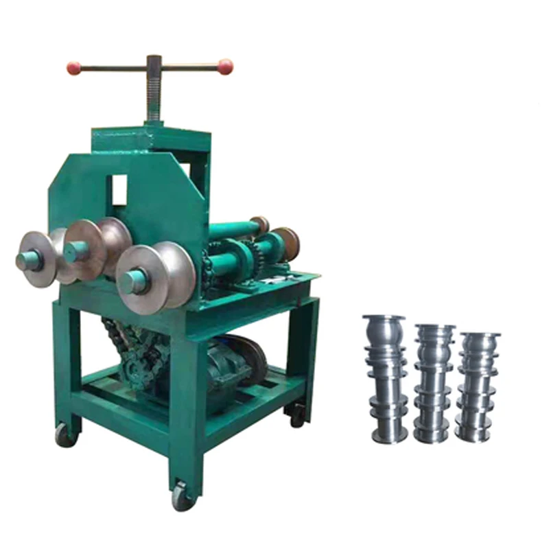 220V multi-functional roll bending curve double arm stretch bending square steel round pipe cold bending hydraulic pipe bender