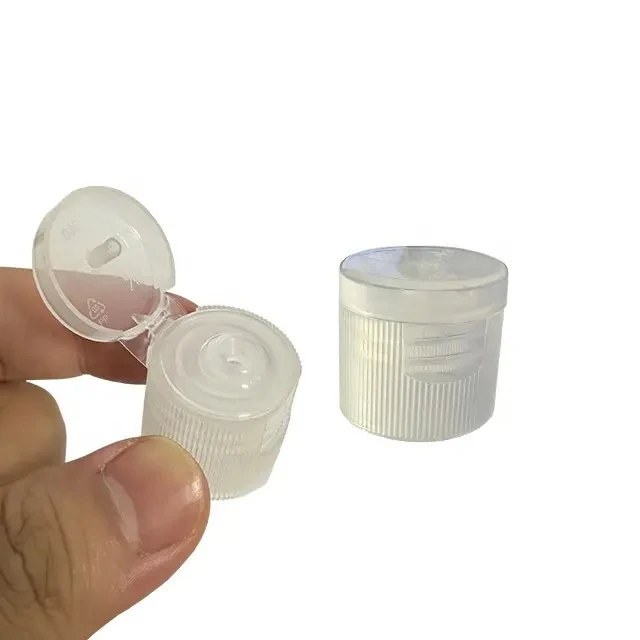 New Screw Cap Plastic Lids 20mm 24mm 28mm Cosmetic Packaging Plastic Flip Top Cap
