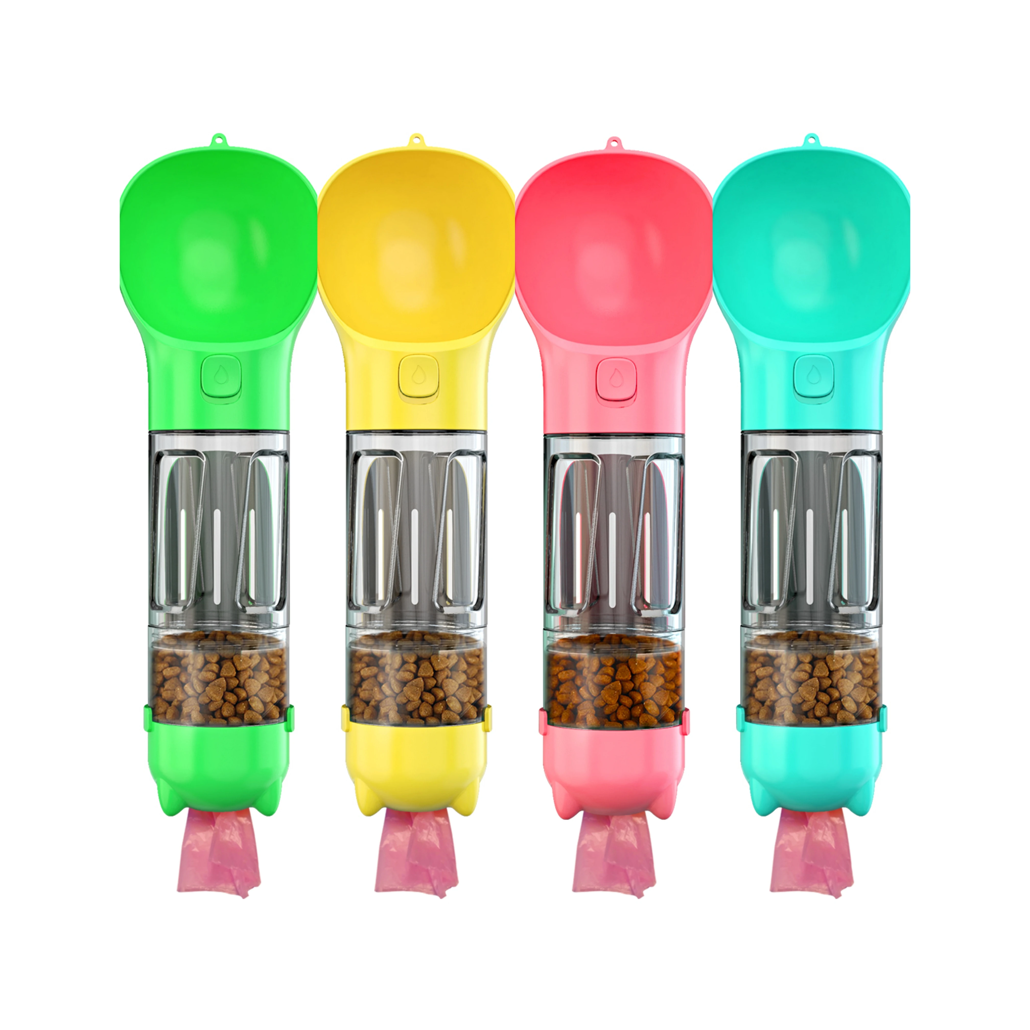 Convenient Most Popular Pet Cat Travel Bottle Contain Food Water Poop Garbage Animal Drinking Cup