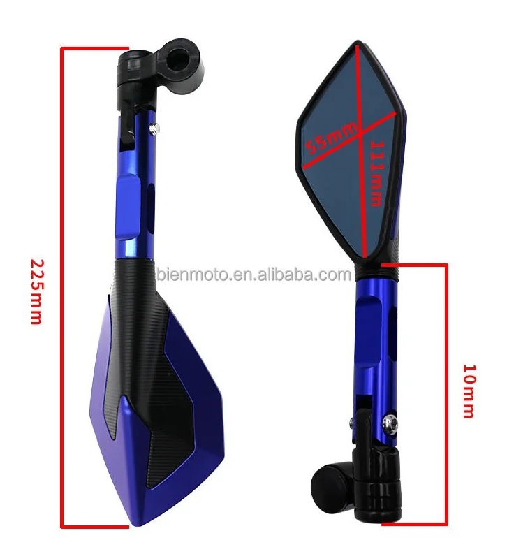 Универсальный m8 10 Мотоцикл Скутер Электрический дропшиппинг Мотоцикл Алюминиевый задний retrovisor Ручка Бар боковые зеркала заднего вида