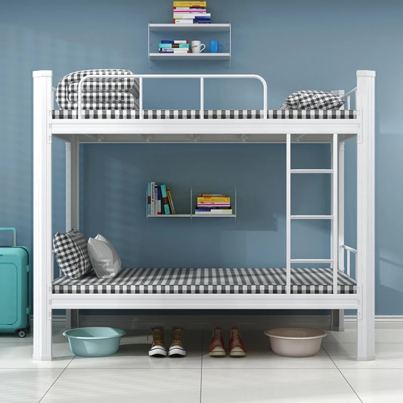 Multi-Model Iron Frames Bedroom Furniture Bunk Bed Metal Adult Double Decker Dormitory Bed For Children