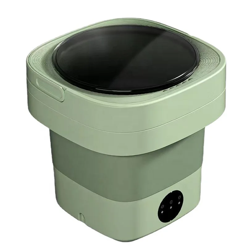 Hot Selling Mini Home Bathroom Travel Ultrasonic Single Tub Mini Portable Underwear Socks Folding Bucket Washing Machine