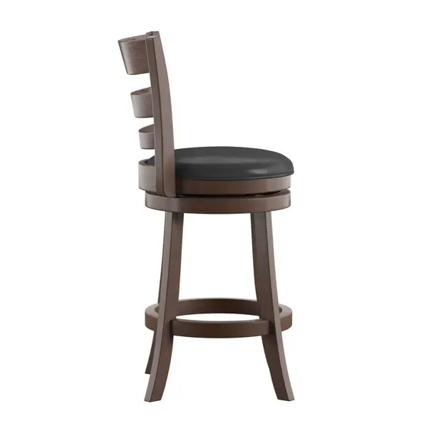 Top Rated Swivel Leather Bar High Counter Stool Kitchen Bar Stools