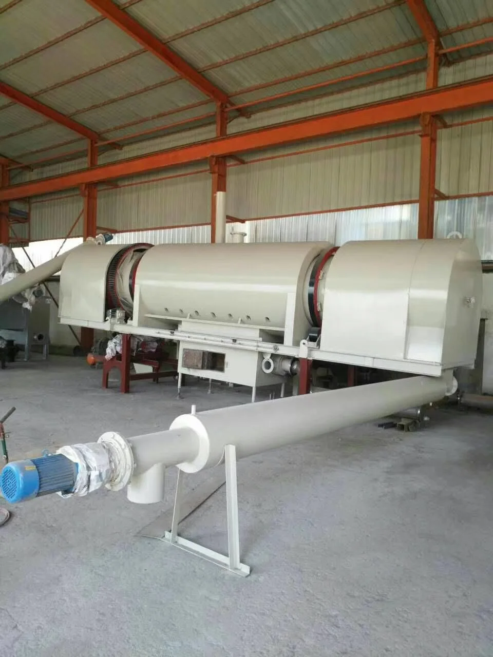 Horizontal Biomass Rotary Activated Carbon Airflow Continuous Carbonization Furnace