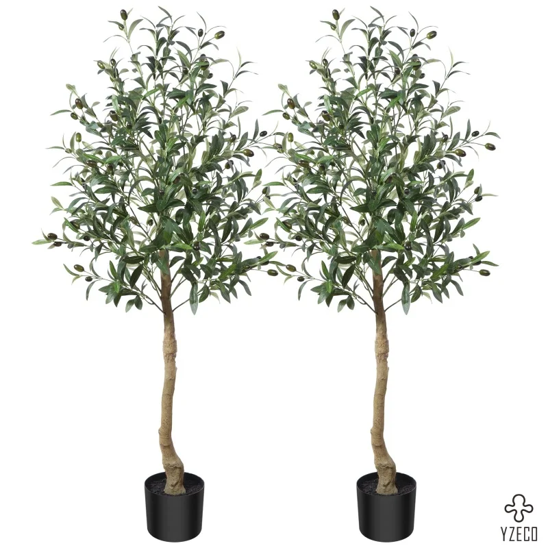 Chinese Suppliers Custom Artificial Faux Green Large Detachable Olive Tree 180 cm For Living Room