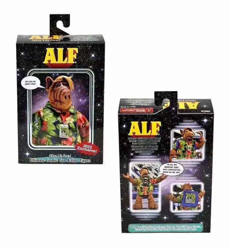 NECA Alf 2023 Exclusive Alien Life Form Ultimate Cosmic Con 7inches Action figure