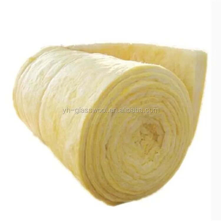Fire proof insulation Fireproof aerogel glasswool blanket / roll hot sale