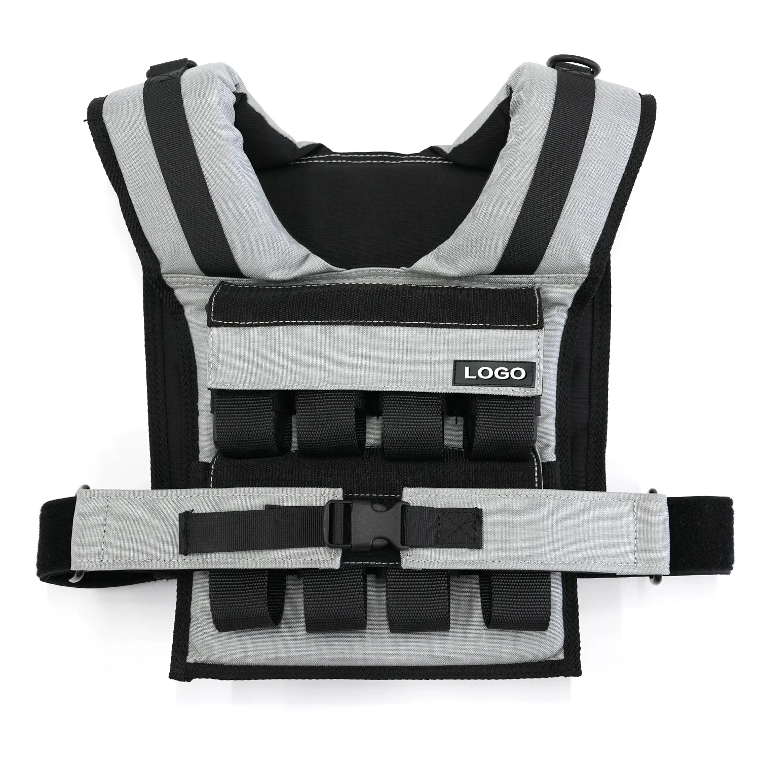 Light gray Weight Vest Plate High Quality  Adjustable Fitness Tactical Weighted Vest for men training 10kg12kg 16kg 20k 30kg