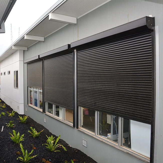 GEORGIA Apartment Vertical Electric Smart Shutters 30 Days Roller Shutters Graphic Design Rolling Shutters Good Quality Modern