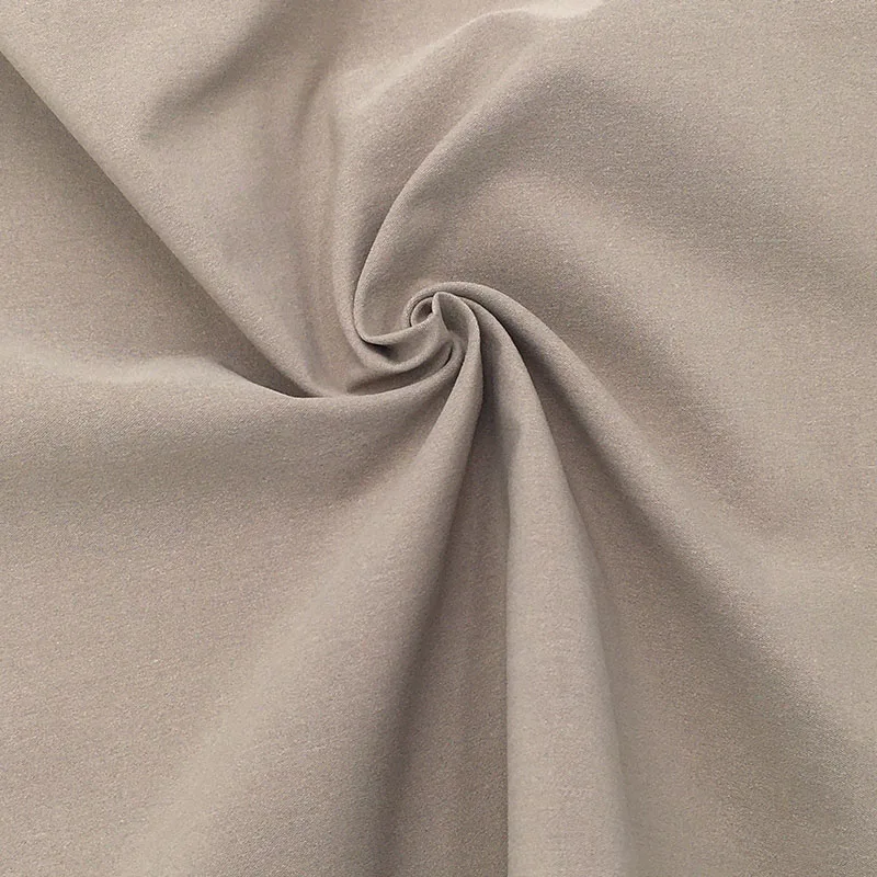 Wholesale Tlf1801 Cloth 100% Polyester T400 Sand Washing Plain Weave Cool Silk Cotton Clothing Fabric