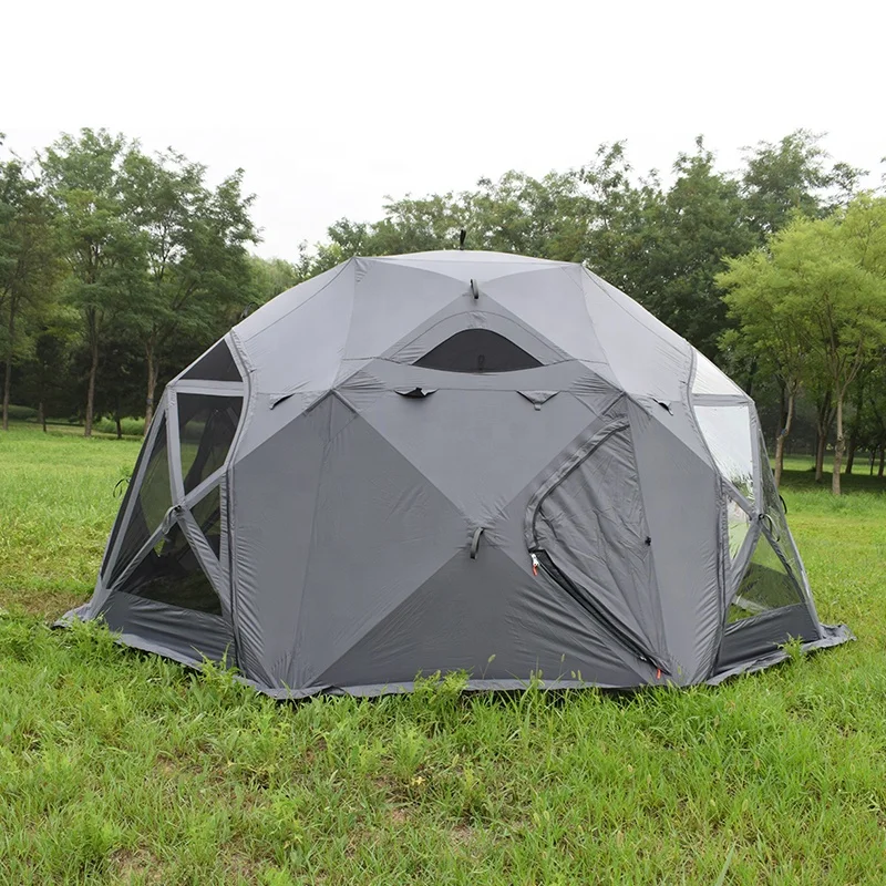 Outdoor Ball Tent Portable Folding Automatic Storm Proof Field Picnic Camping Dome Tent For Glamping