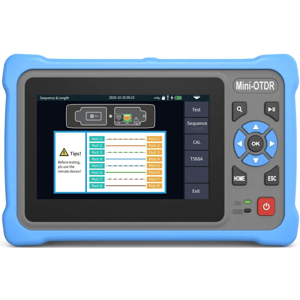 OTDR Reflectometer with Multi Functions OPM OLS VFL Auto Event Map RJ45 Cable Tester Expert Testing SC FC Connectors