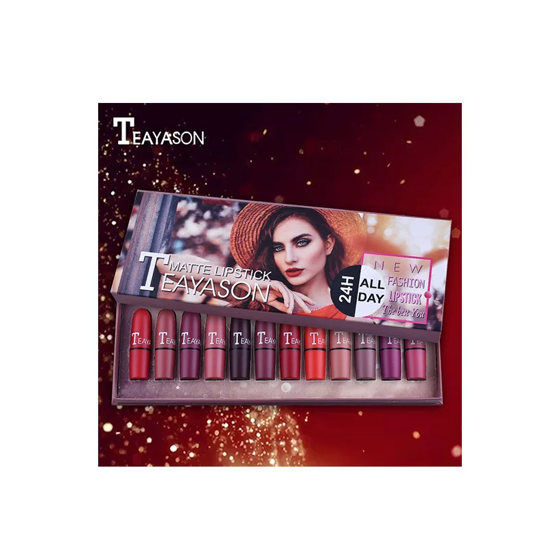 Bullet Matte Lipstick Set 12 Color Lipstick Gift Box makeup lipsticks
