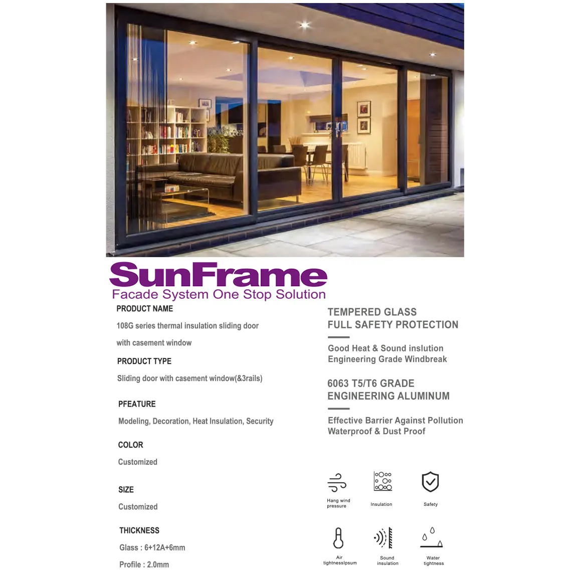 Sunframefacade Australia Sliding doors and windows