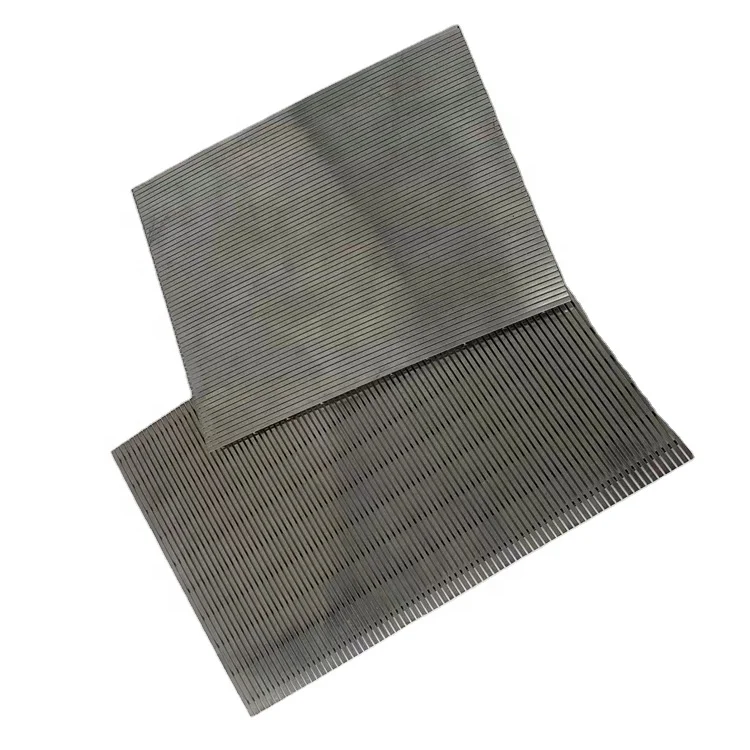 Johnson screen 316 316L wedge wire flat screen filter mesh for Static sieve screen Koi Pond 0.2 0.3 0.5 0.75mm slot  Filter Disc