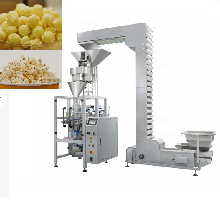Automatic 420 VFFS sweet popcorn corn kernel packing machine for kettle corn popcorn
