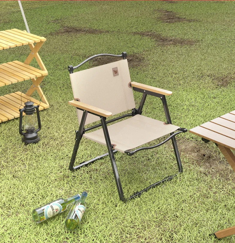 OutdoorPortable Easy Carrying Metal Strong 600D PE Oxford Cloth Fishing Chair Beach Chair Foldable