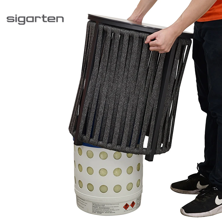 sigarten The Best China Metallic Round Propane Fire Pit Table Garden Treasures Fire Pit