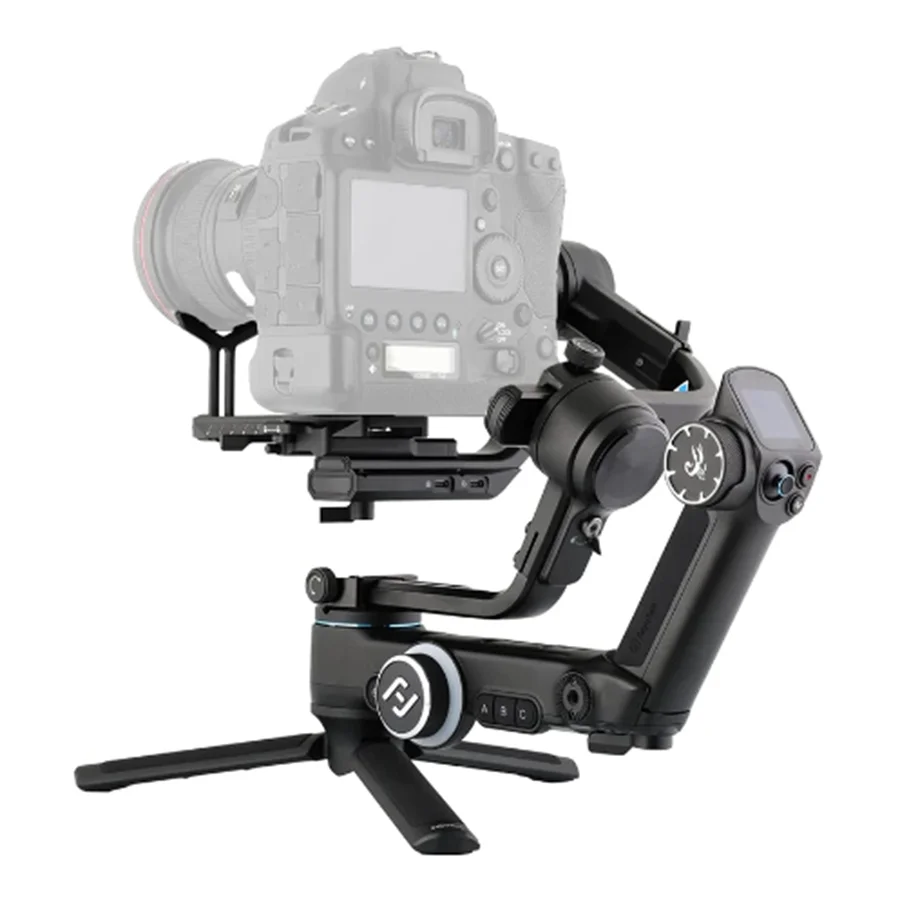 Feiyu SCORP Pro 3-Axis Gimbal Stabilizer For DSLR Mirrorless Camera With Detachable Remote OLED Screen