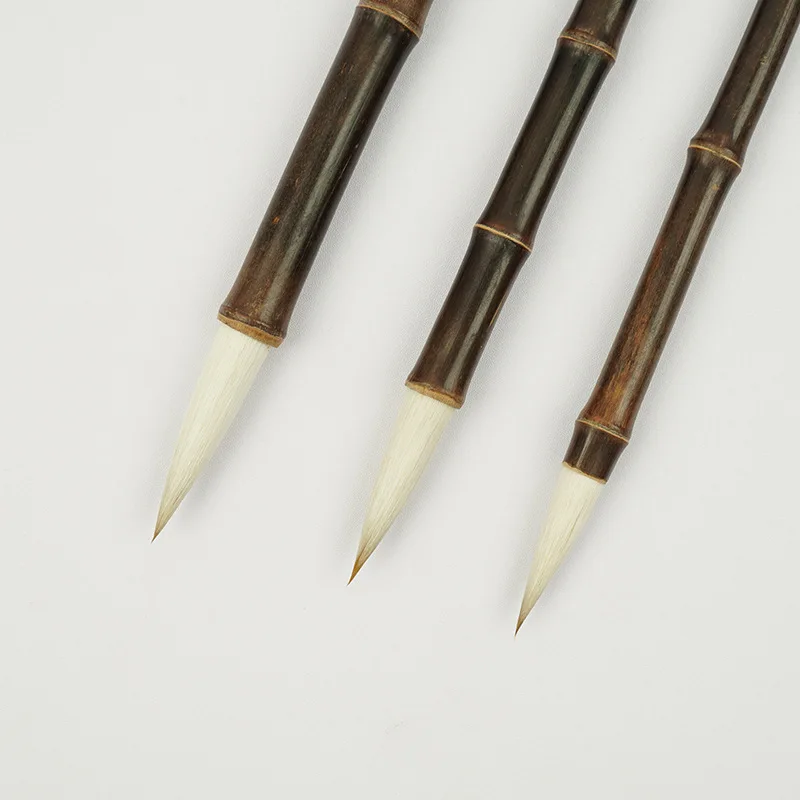 High Quality Wooden Handle Mixed Hair Chinese Calligraphy Writing and Painting Brush Chinese Writing Brush