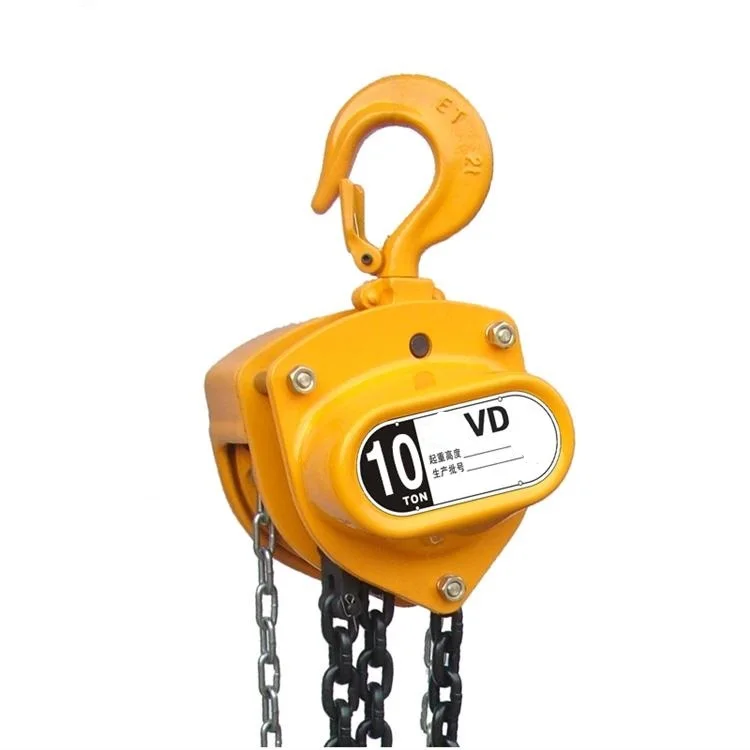 High quality CE 0.5 ton 2 ton VD Manual lifting Chain hoist Chain Block