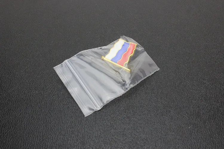 Hot Selling High Quality Factory Price Russia Flag Enamel Pin Art Badges Brooch Cute Hard Enamel Lapel Pin