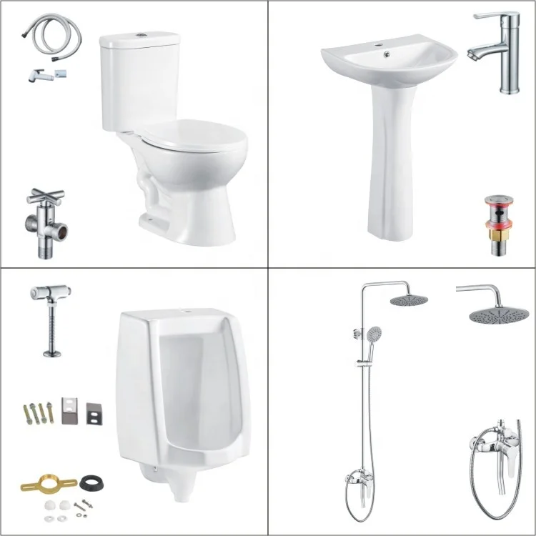 Bathroom toilet and sink set sanitary ware wash basin bathroom wc ceramic toilet/toilet set bathroom accessories