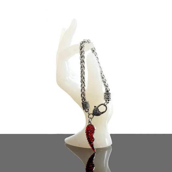 2024 High-Grade Plastic Hand Mannequin OK Gesture Display Rings Bracelet Mannequins Model Hand White Black Female For Jewelry