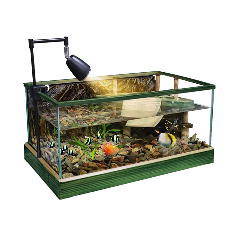 High quality desktop multi-shaped Aquariums indoor home luxury aquarium table glass portable fish tank