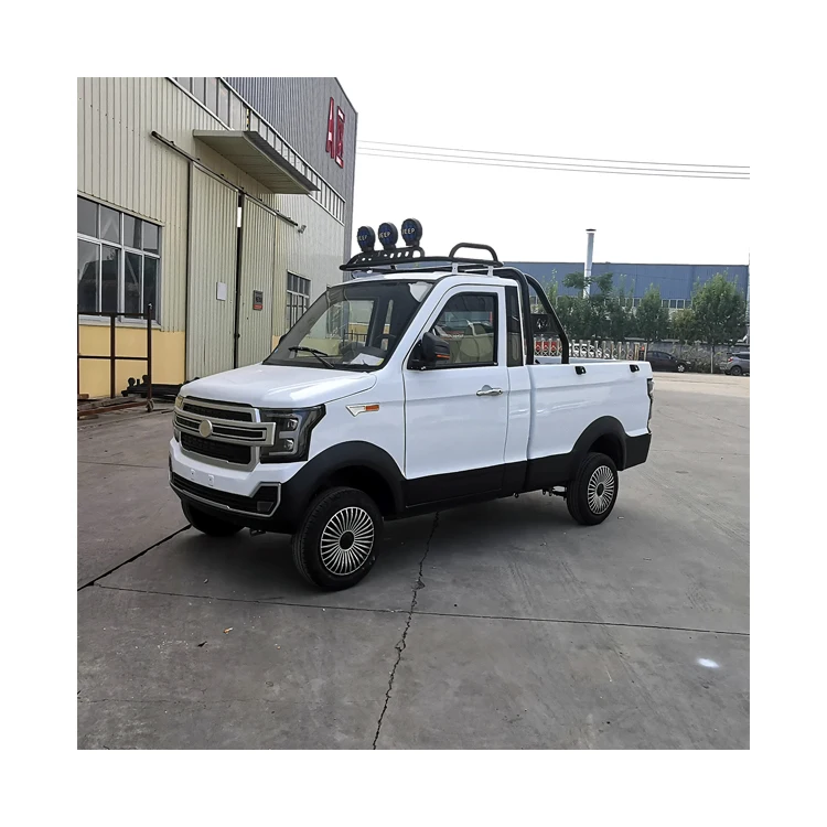 Low Speed Electric 4x4 Pick Up Truck Electric Small Cargo Pickup Truck