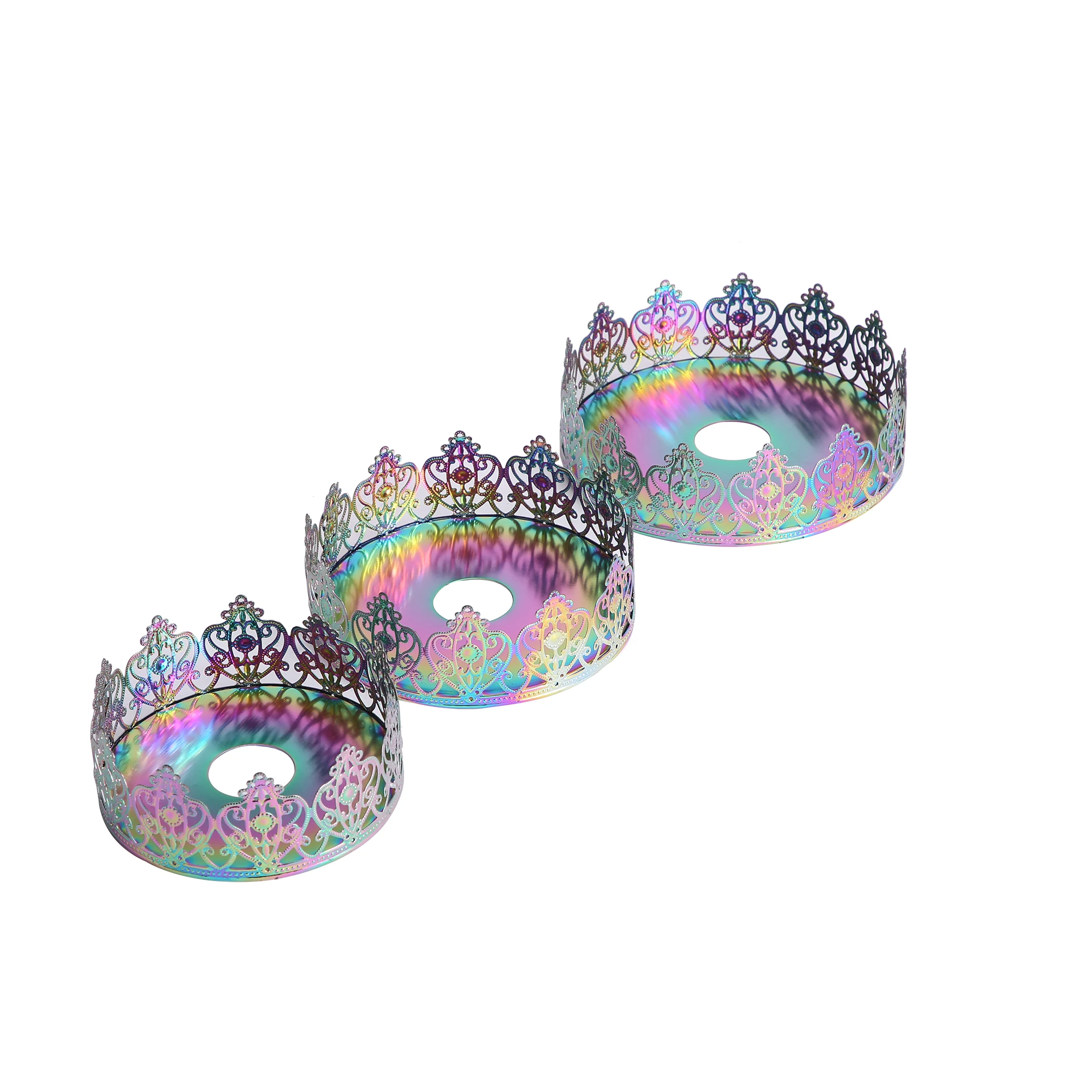 New Type Arabian HookahShisha Accessories 14cm 16cm 18cm Three-piece Set Portable Hookah  Plate Hookah Tray Boutique Support