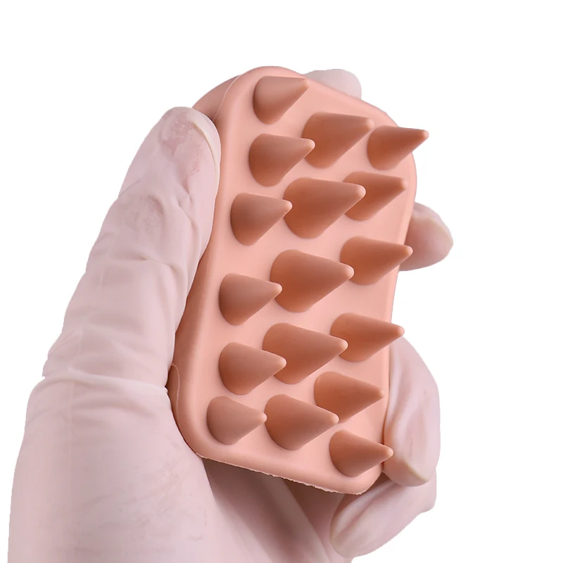 Custom Logo Scalp Massager For Hair Growth Silicone Hair Scalp Brush Shampoo Massager