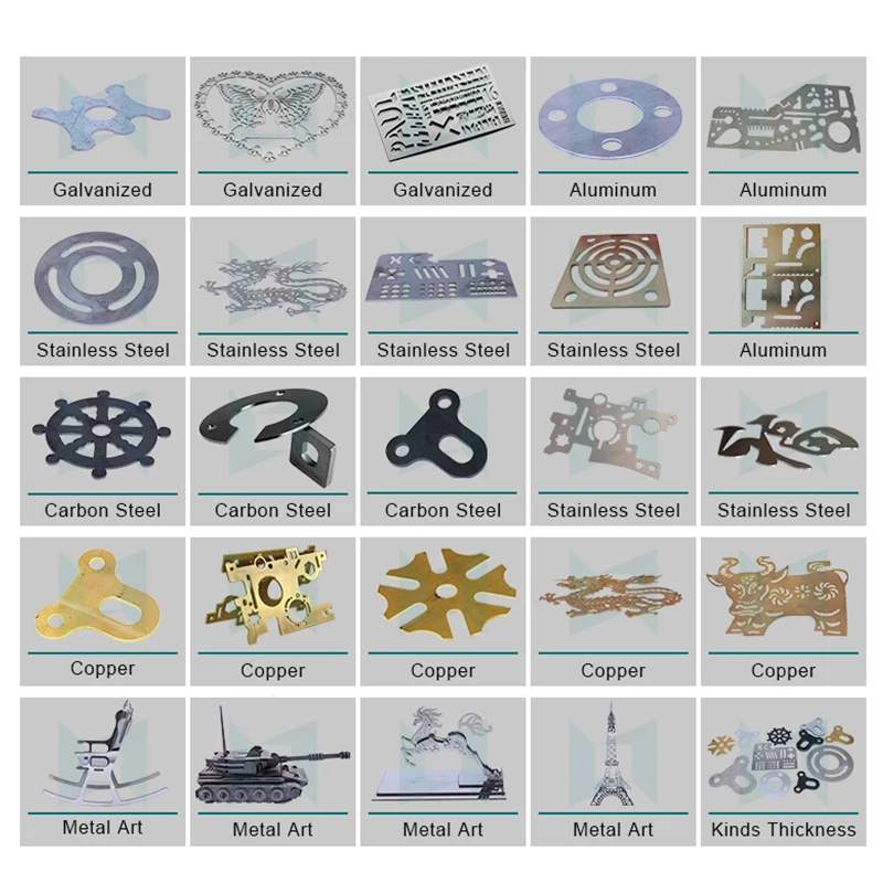 
small precisely metal laser cutting machine metal 600*400mm cutting table 